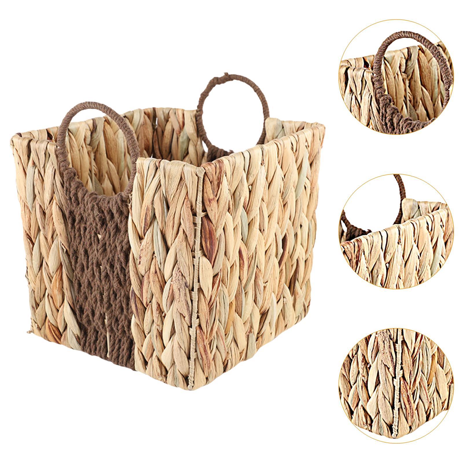 Home Decor Hampers - Panier de rangement tressé, organisateur de