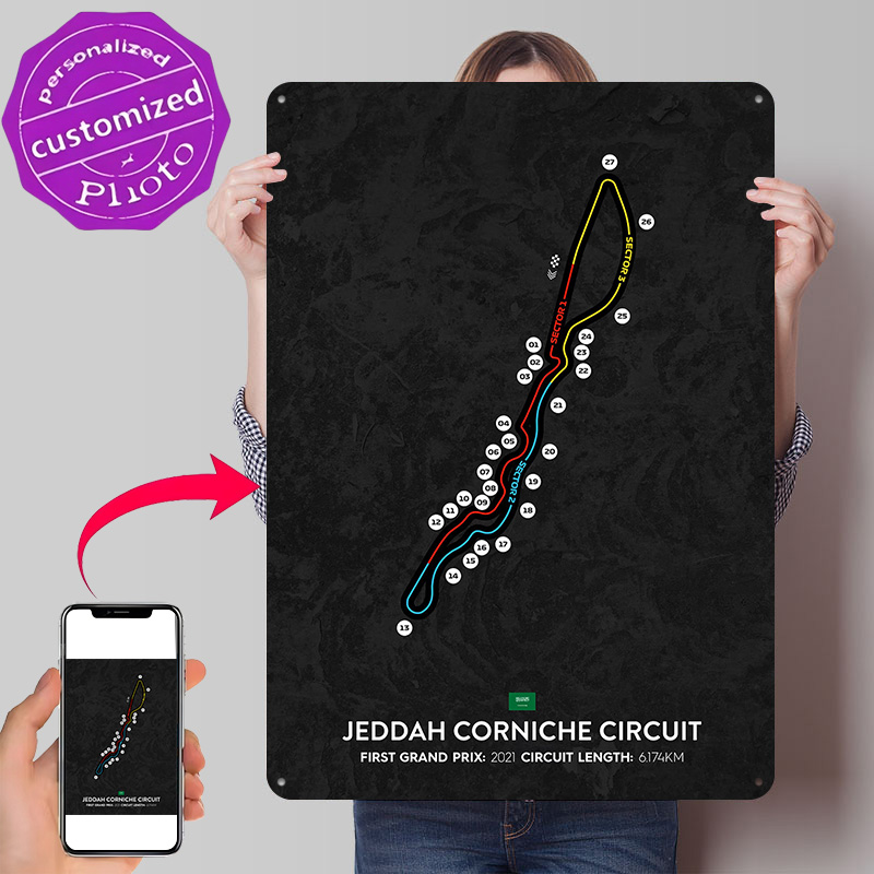 Home Decor Jeddah - Affiche texturée imprimée en 3D Circuit