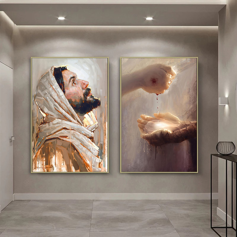 Home Decor Jesus - Affiches sur toile du Christ Jésus,