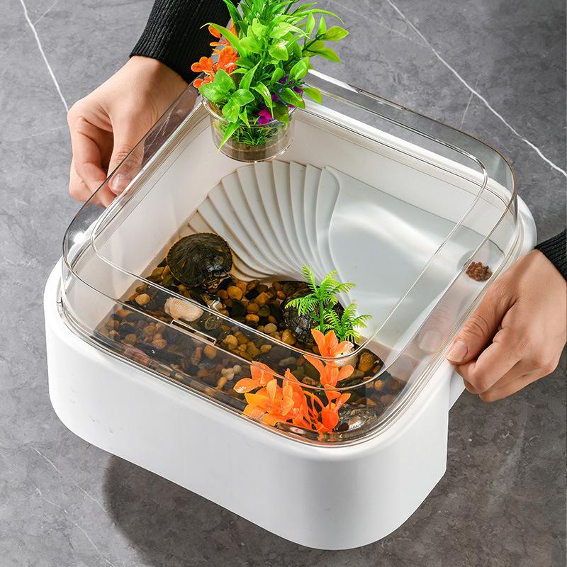Home Decor Habitat - Boîte de terrarium transparente pour tortue