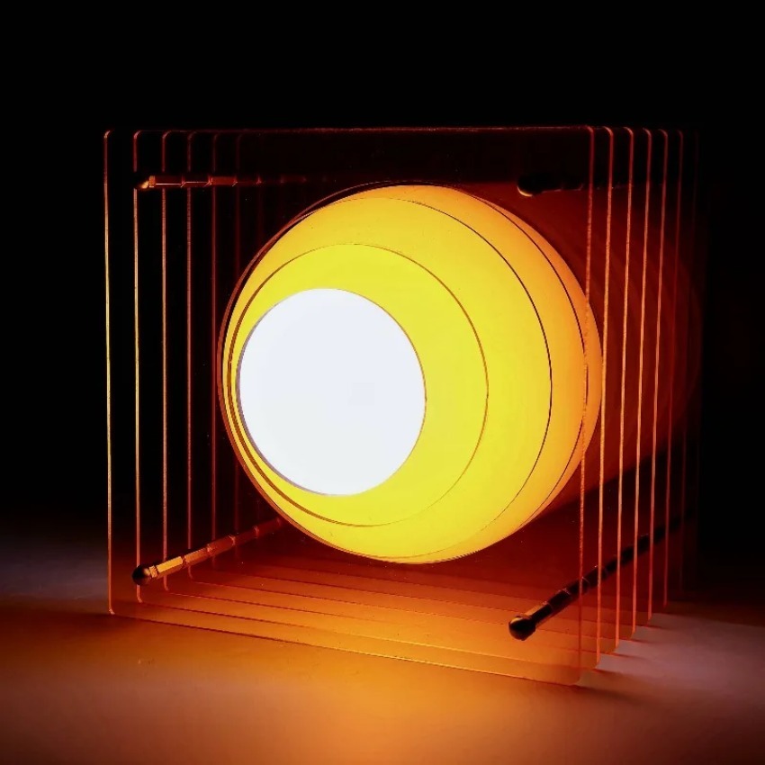 Home Decor Com - Lampe lunaire en acrylique à mille