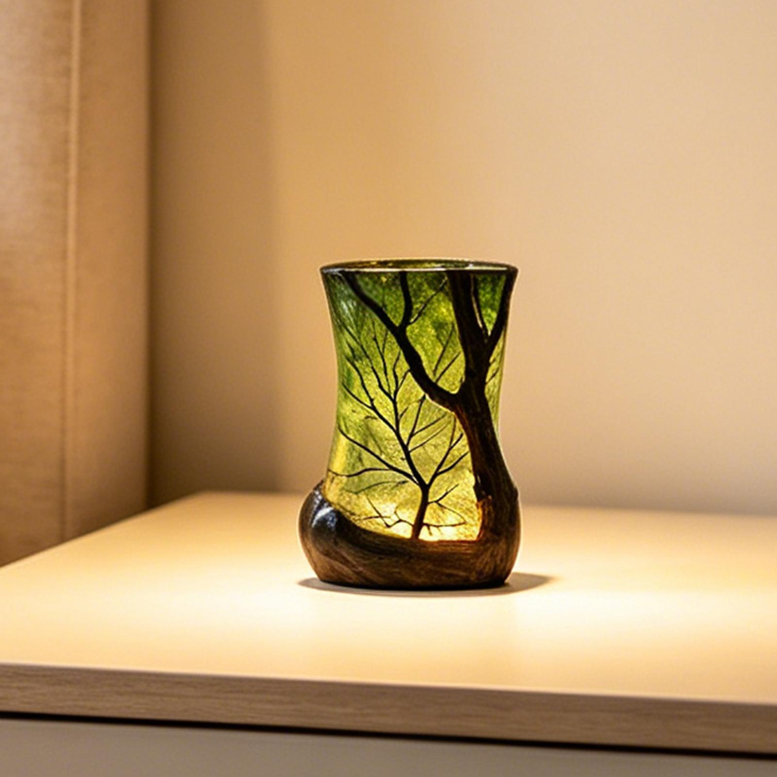 Home Decor Com - Lampe de chevet, veilleuse forêt, lumière