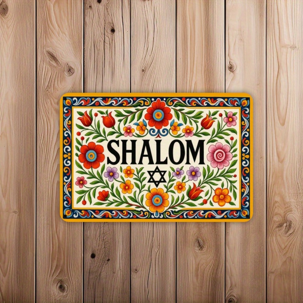 Home Decoration - CIFBUY Art mural vintage en aluminium,
