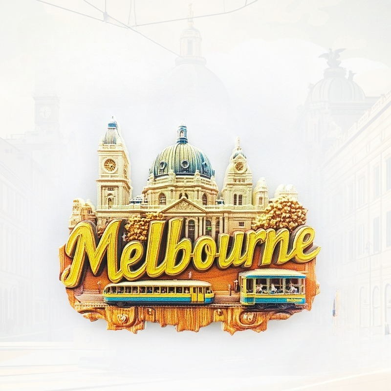 Home Decor Melbourne - Aimant de réfrigérateur Château de Melbourne