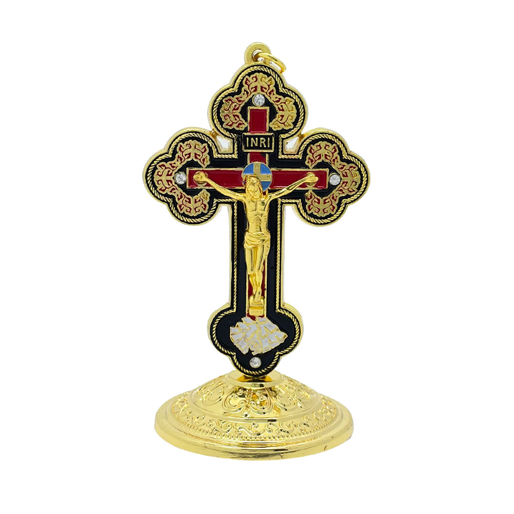 Home Decoration - Nouveau 2026 Crucifix Catholique sur Pied