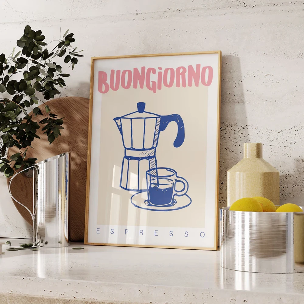 Home Decor Nz - Impressions d'art mural expresso café moderne,