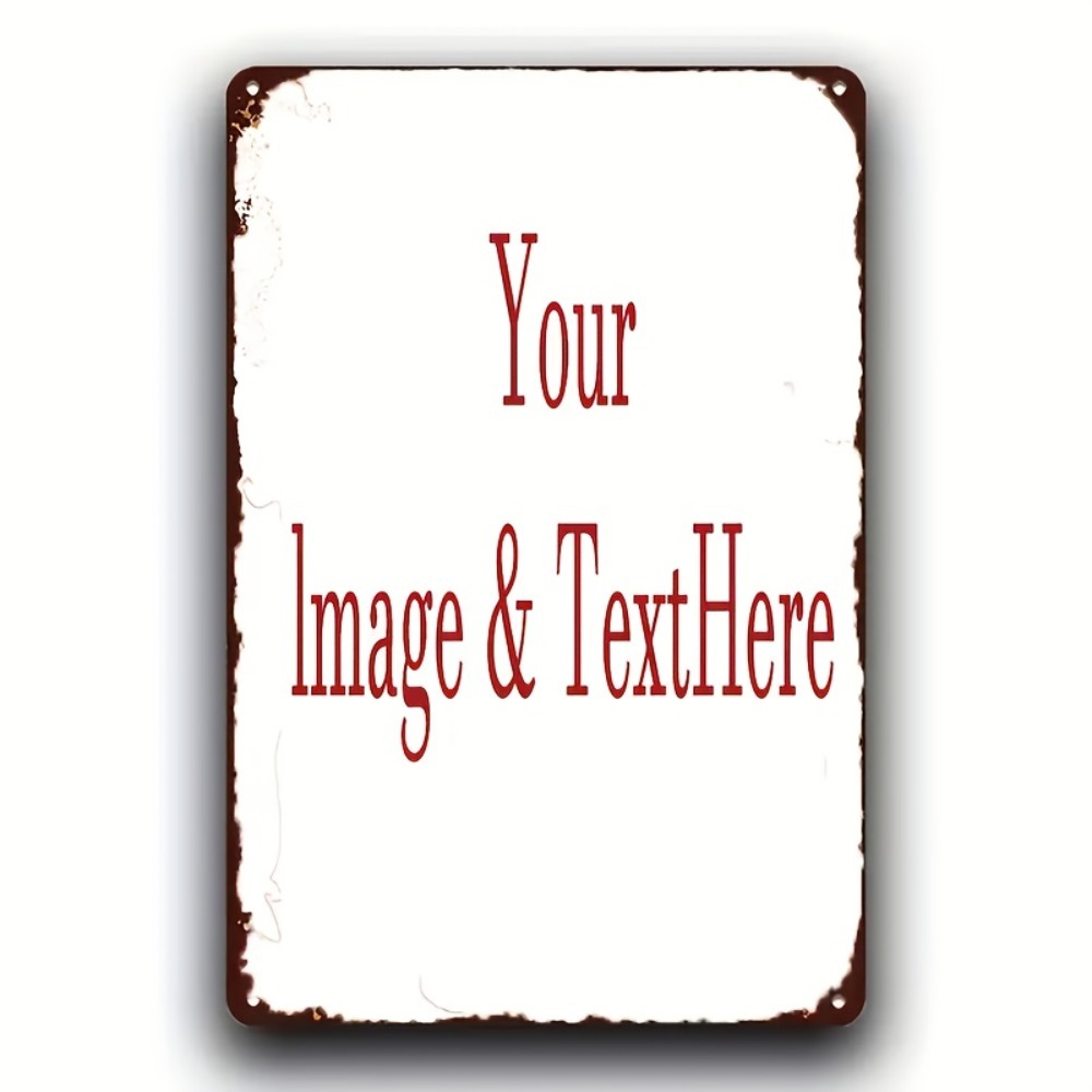Home Decor Free Images - Plaque murale en métal rustique personnalisable
