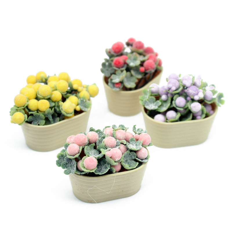 Home Decor Flowers - 1/12 maison de poupée Simulation fleur
