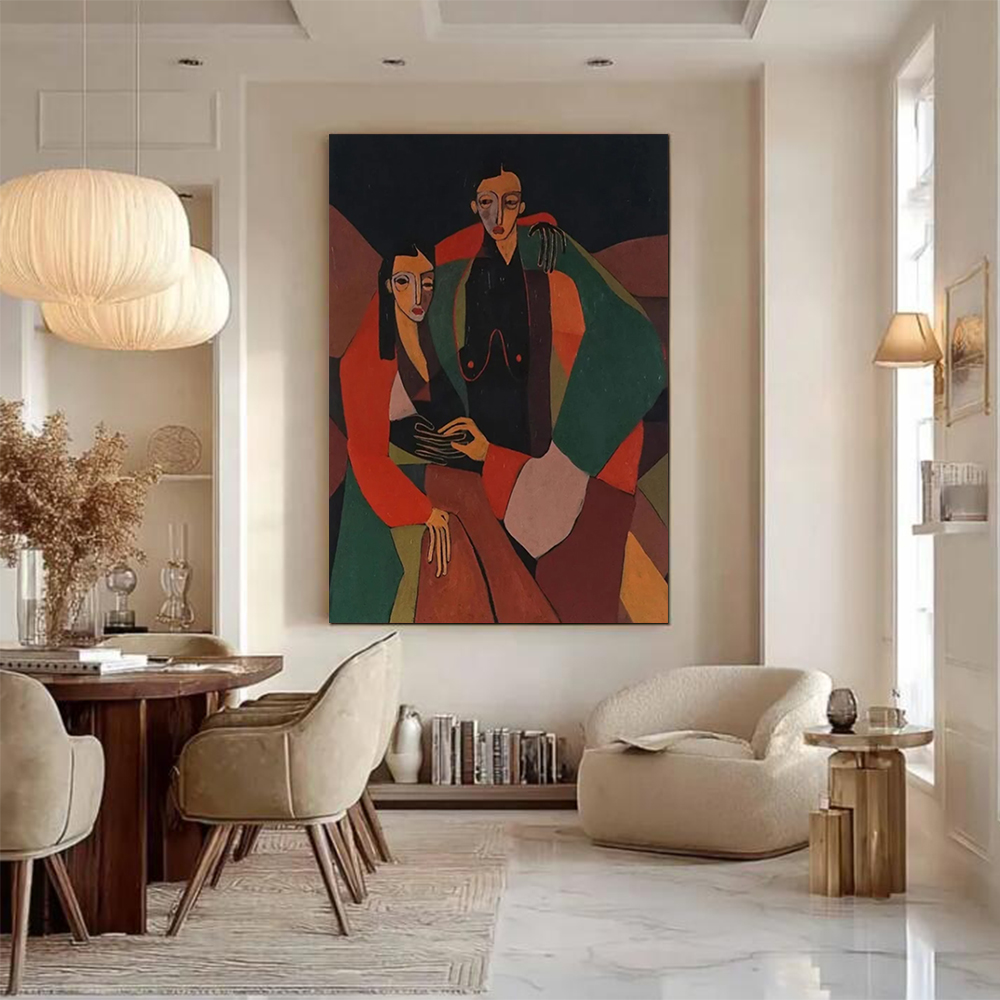 Home Decor Free Images - Peinture à l'huile abstraite 100% faite