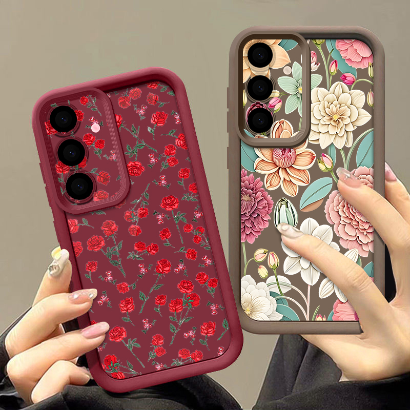 Home Decor Flowers - Coque de téléphone en silicone à