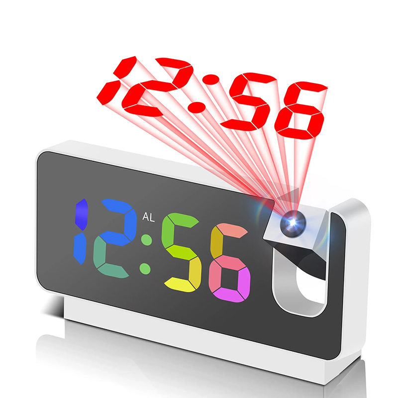 Vintage Alarm Clock - Réveil de Projection, horloge de bureau