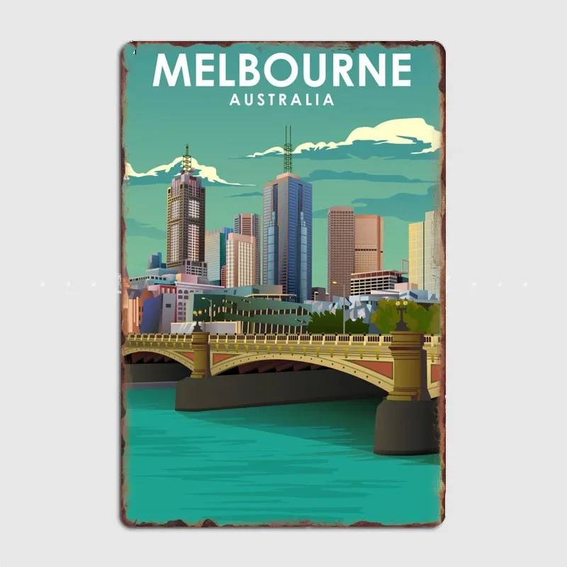 Home Decor Melbourne - Affiches de voyage d'attraction touristique Melbourne