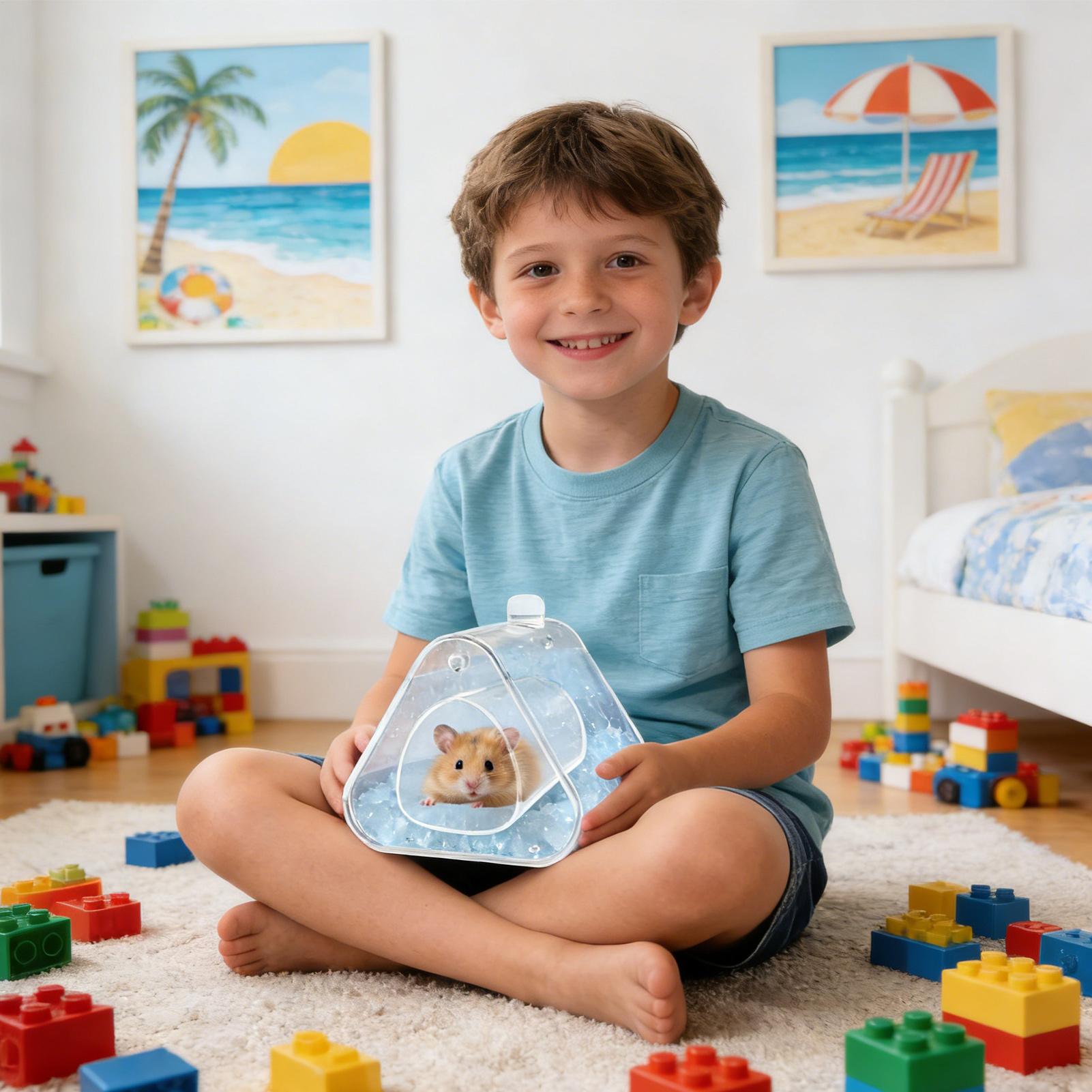 Home Decor Habitat - Maison de refroidissement pour hamster entièrement
