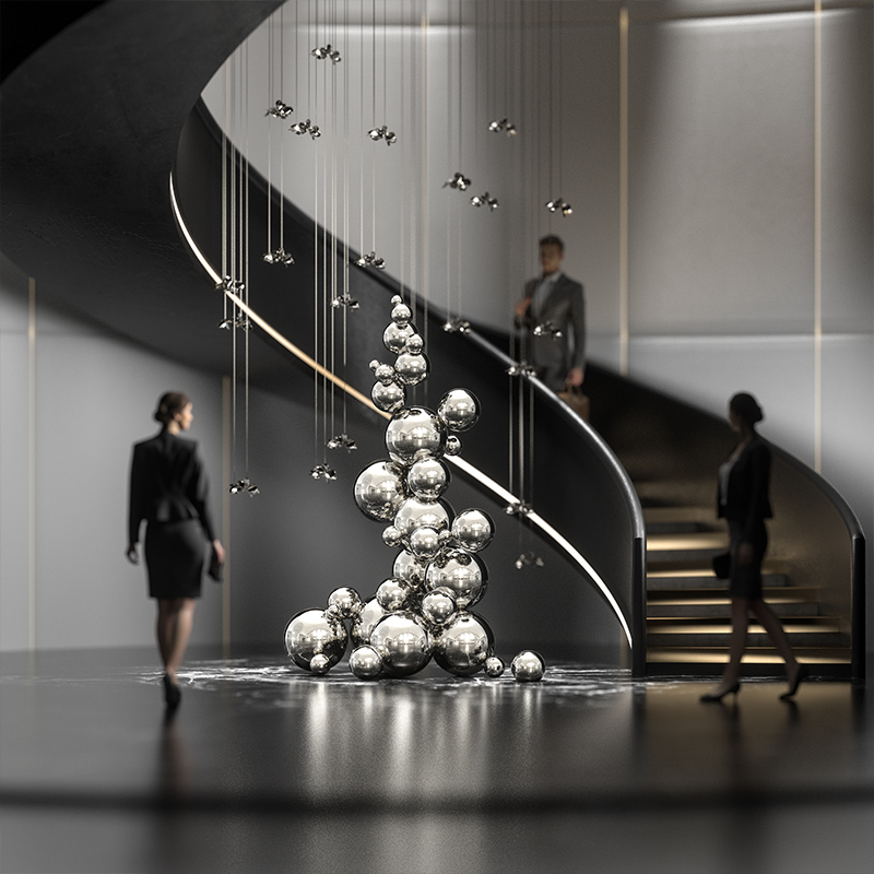 Home Decor Za - Sculptures d'art abstraites modernes personnalisées en