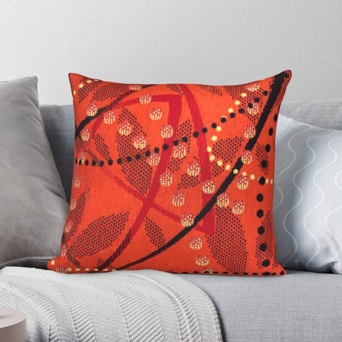 Home Decor Melbourne - Housse de coussin carrée Priority Melbourne