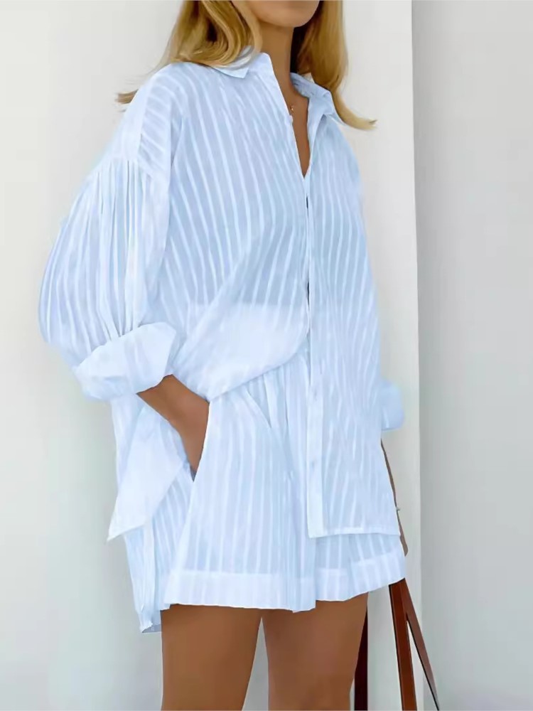Home Decor Zara - Ensemble deux pièces court en coton