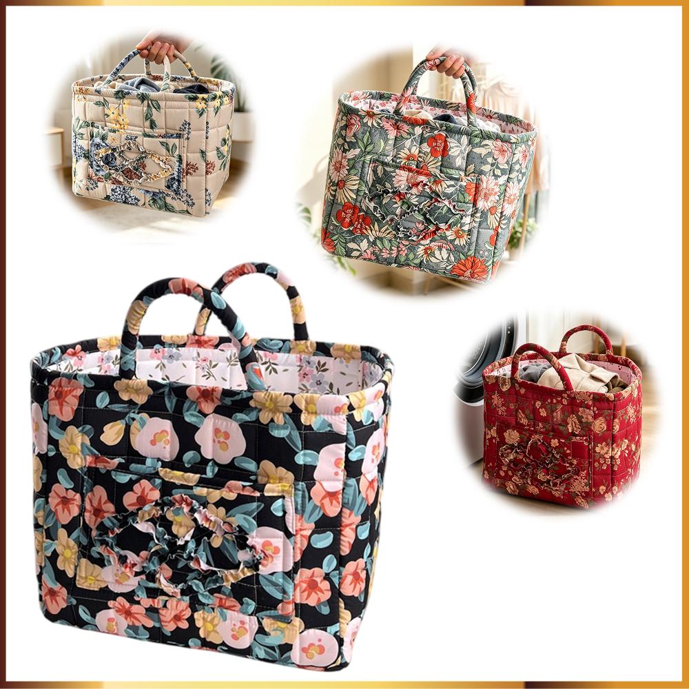 Home Decor Hampers - Panier à linge floral bohème pour