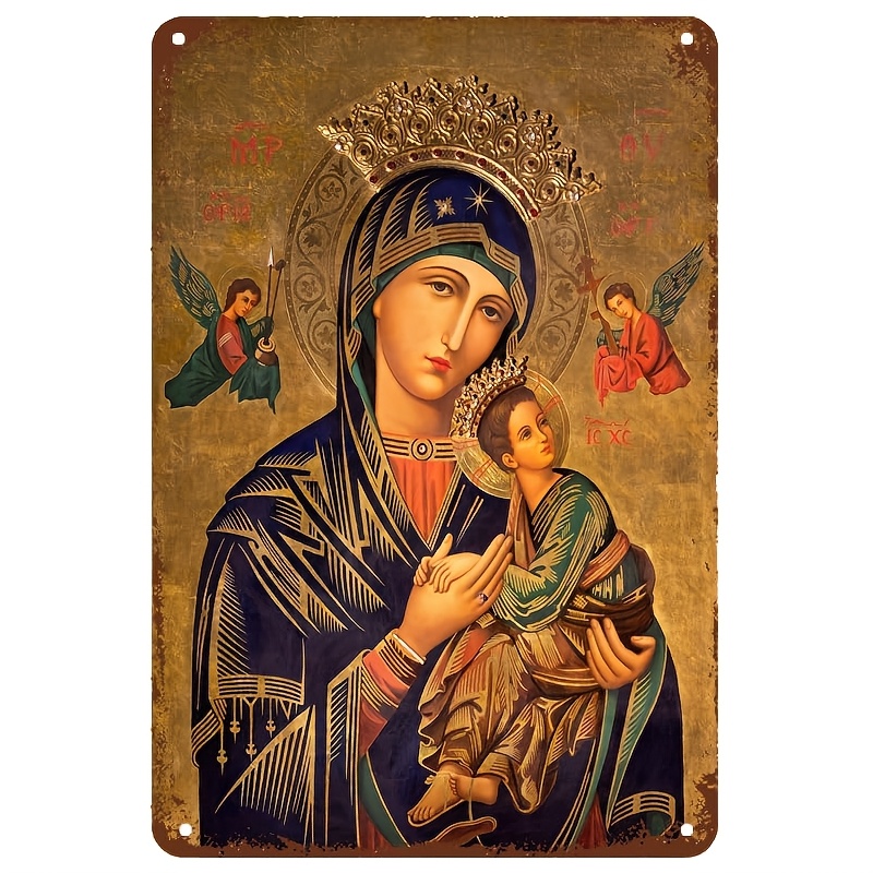 Panneau métallique vintage 2D, - Home Decor Jesus avis et prix