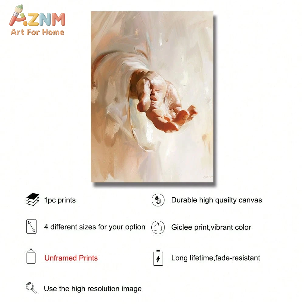 AZNM Tableau mural sur toile J - Home Decor Jesus avis et prix