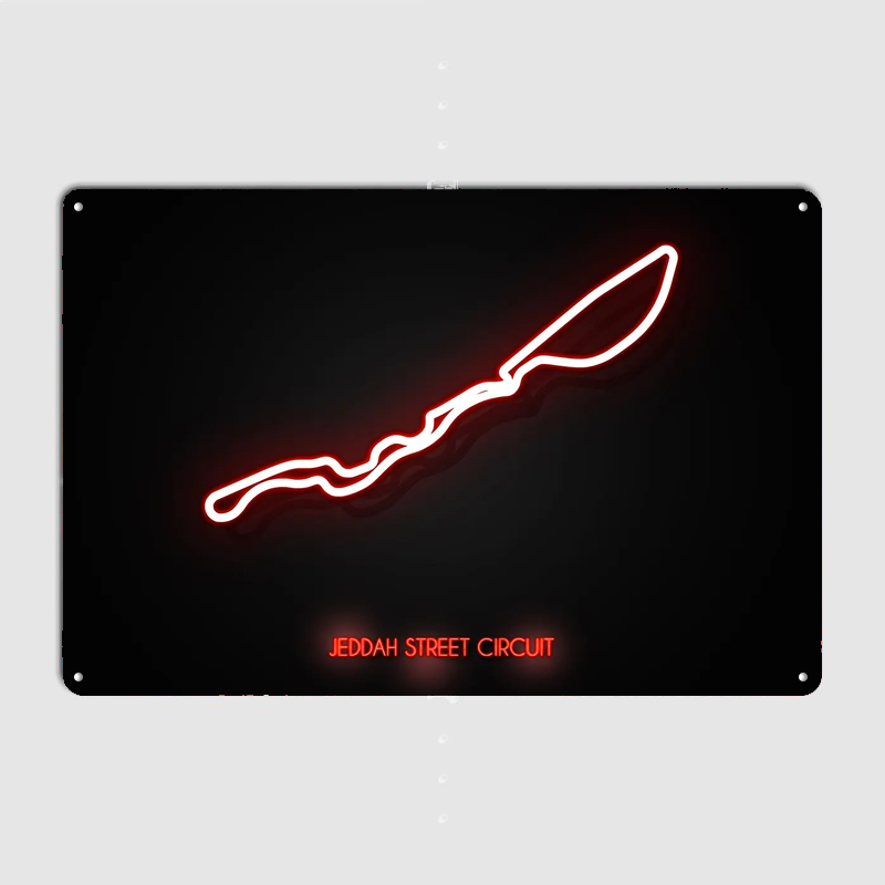 Affiche du Circuit de Jeddah,  - Home Decor Jeddah avis et prix