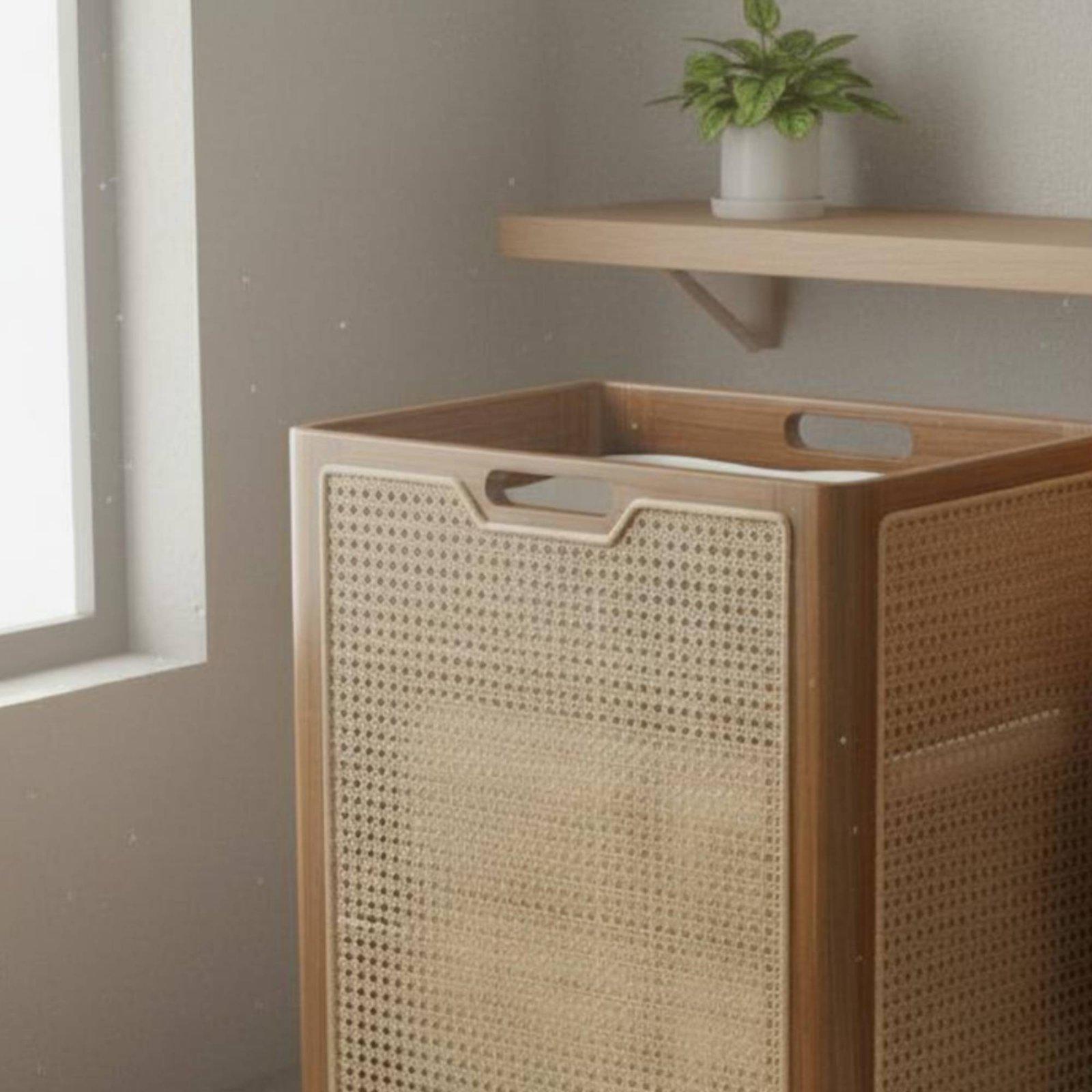 Panier à linge en bois décorat - Home Decor Hampers avis et prix