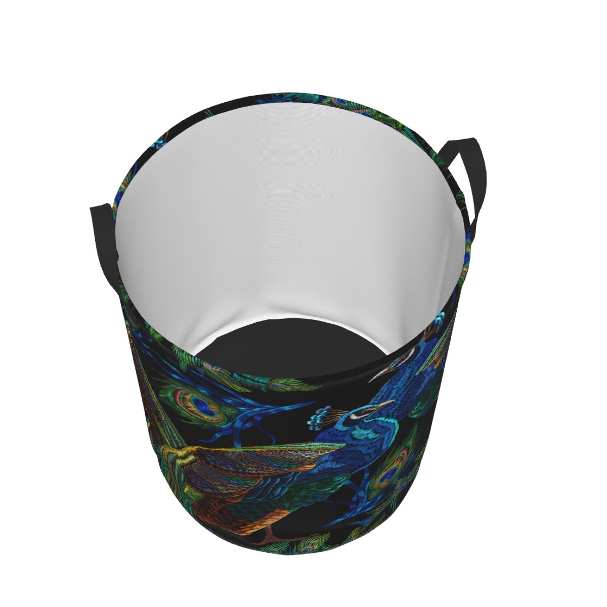 Panier à linge rond motif paon - Home Decor Hampers avis et prix