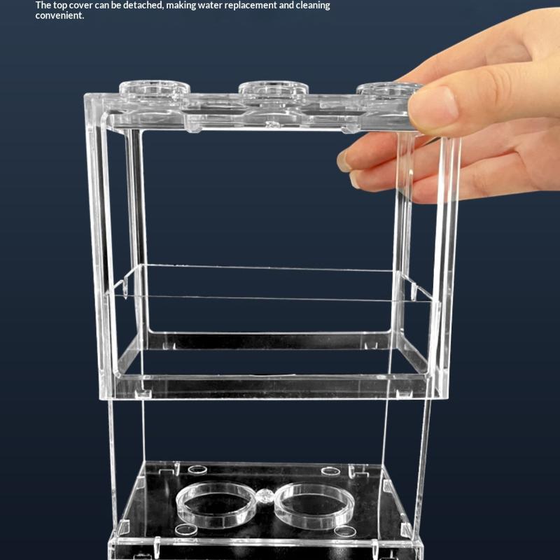 Mini aquarium empilable en acr - Home Decor Habitat avis et prix