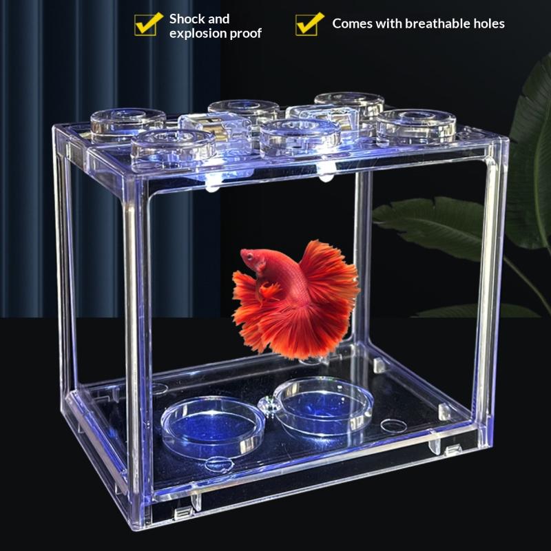 Mini aquarium empilable en acr - Home Decor Habitat avis et prix