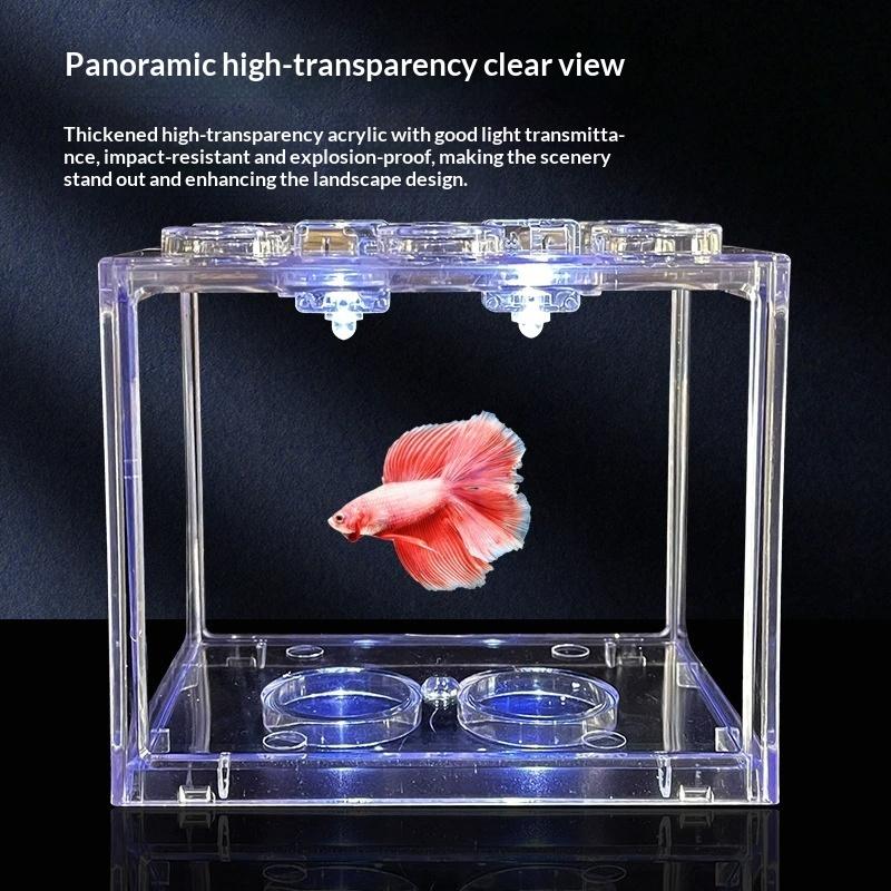 Mini aquarium empilable en acr - Home Decor Habitat avis et prix