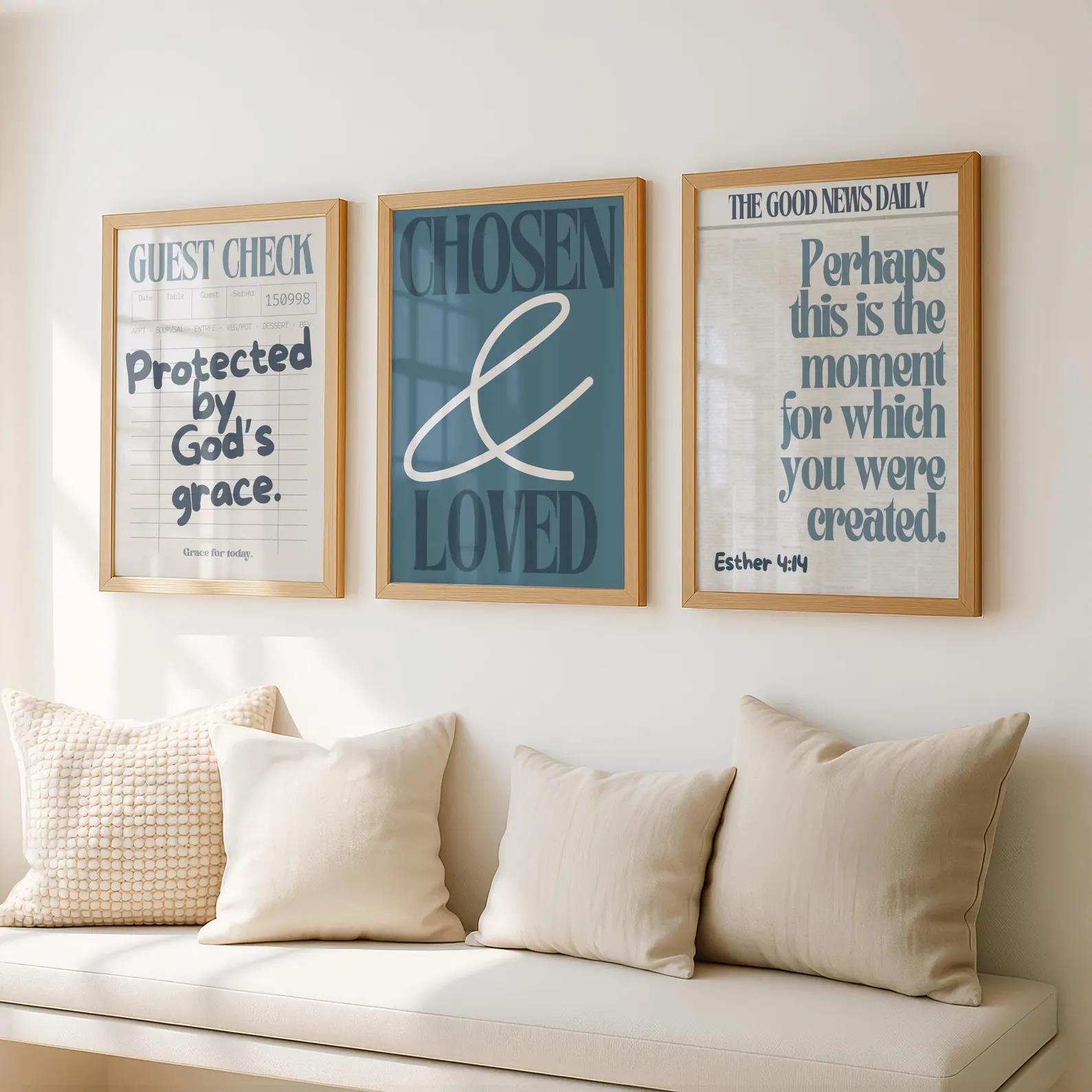 Affiche murale en toile avec v - Home Decor Lovely Home avis et prix