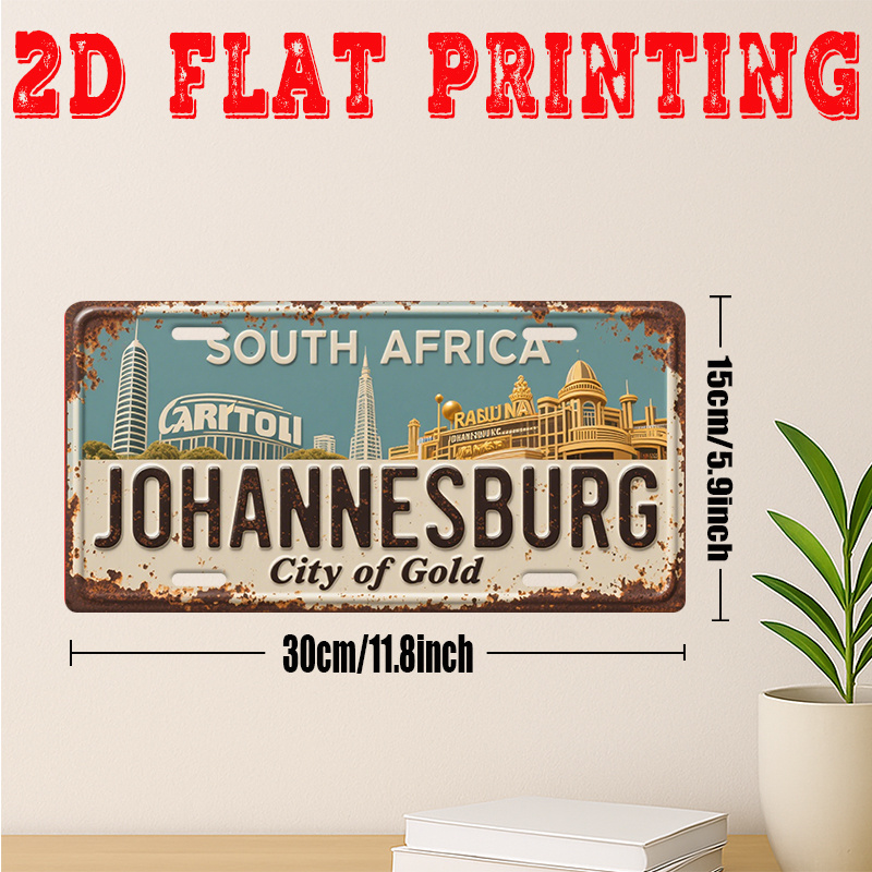 Plaque en métal vintage durabl - Home Decor Johannesburg avis et prix
