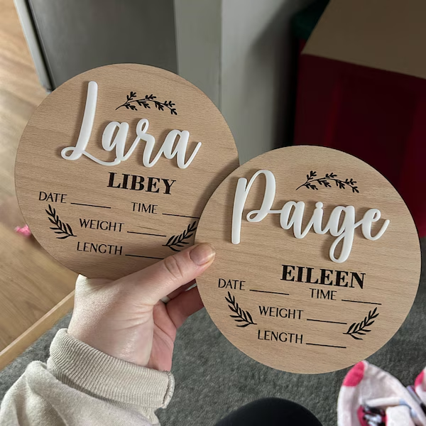 1 plaque personnalisée en bois - Home Decor Com avis et prix