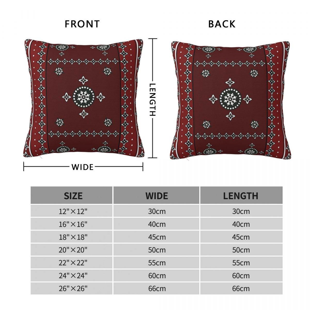 Housse de coussin carrée Sindh - Home Decor Karachi avis et prix