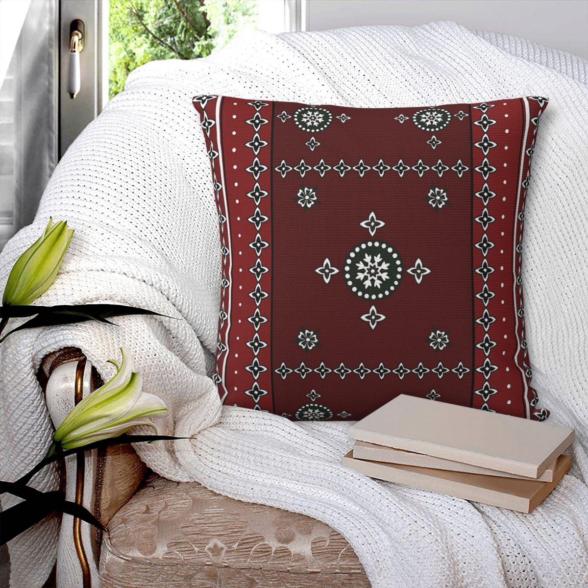 Housse de coussin carrée Sindh - Home Decor Karachi avis et prix