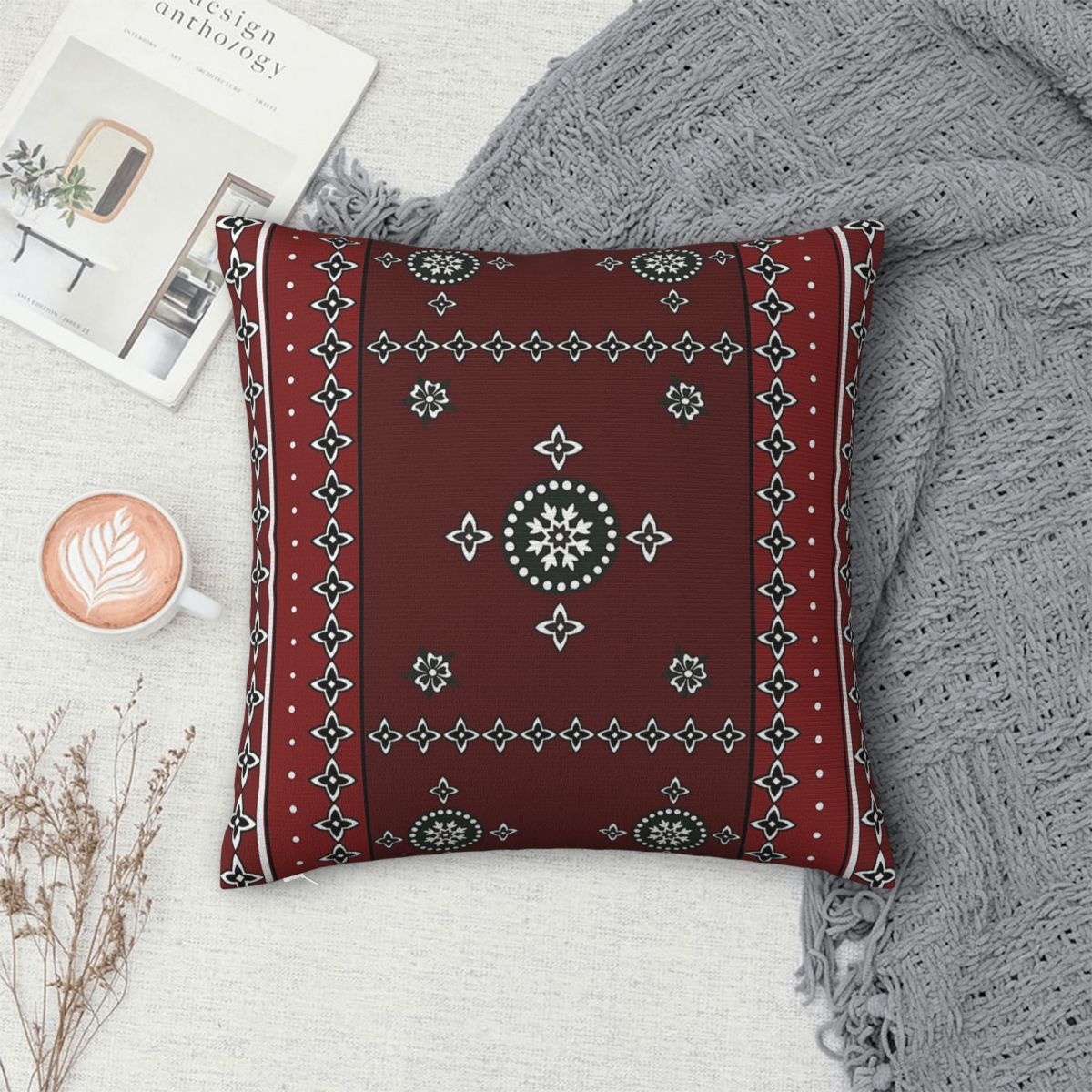 Housse de coussin carrée Sindh - Home Decor Karachi avis et prix