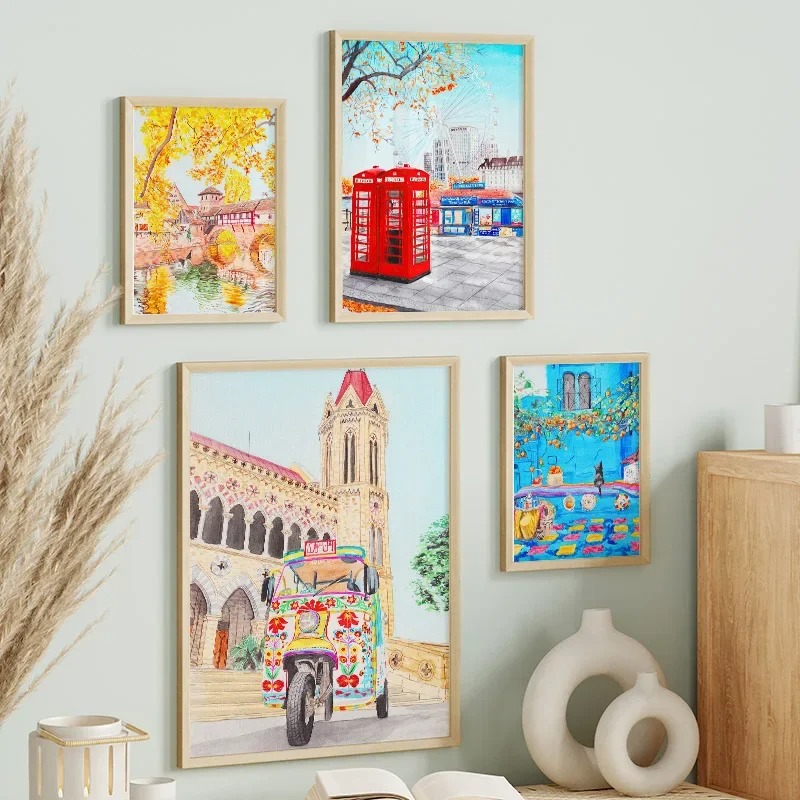 Affiches murales colorées de p - Home Decor Karachi avis et prix