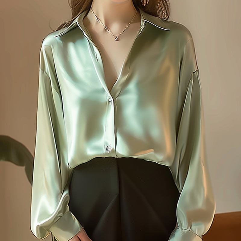 Chemise en satin à manches lon - Home Decor Zara avis et prix