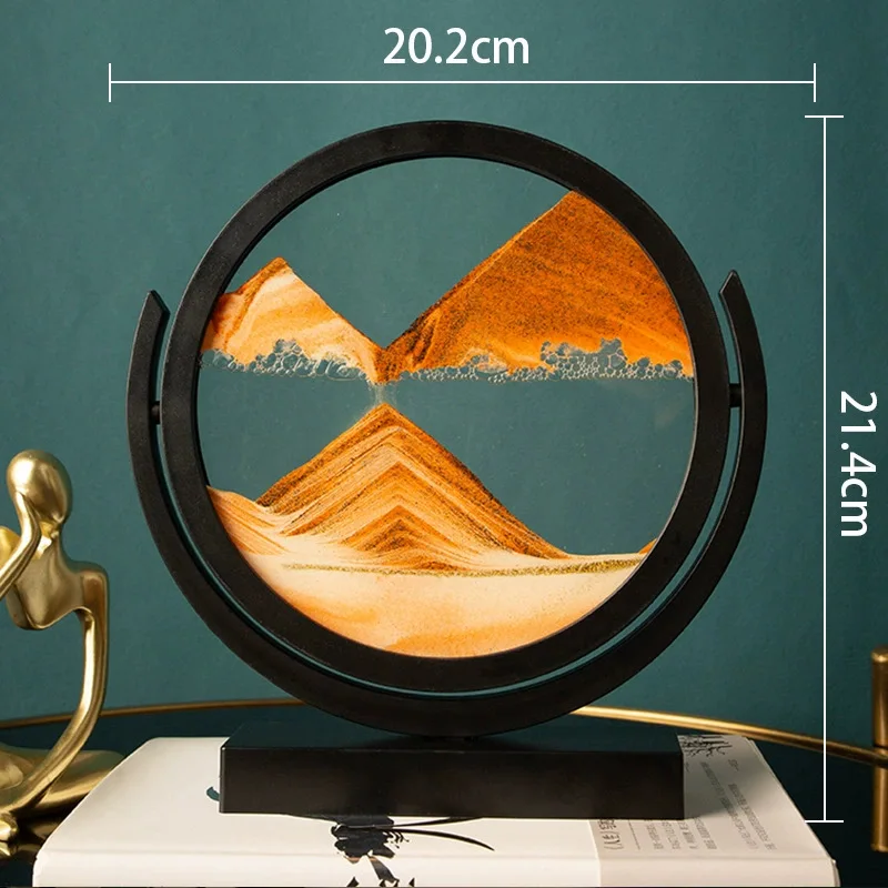 Sablier 3D en verre dynamique, - Sand Art Picture avis et prix