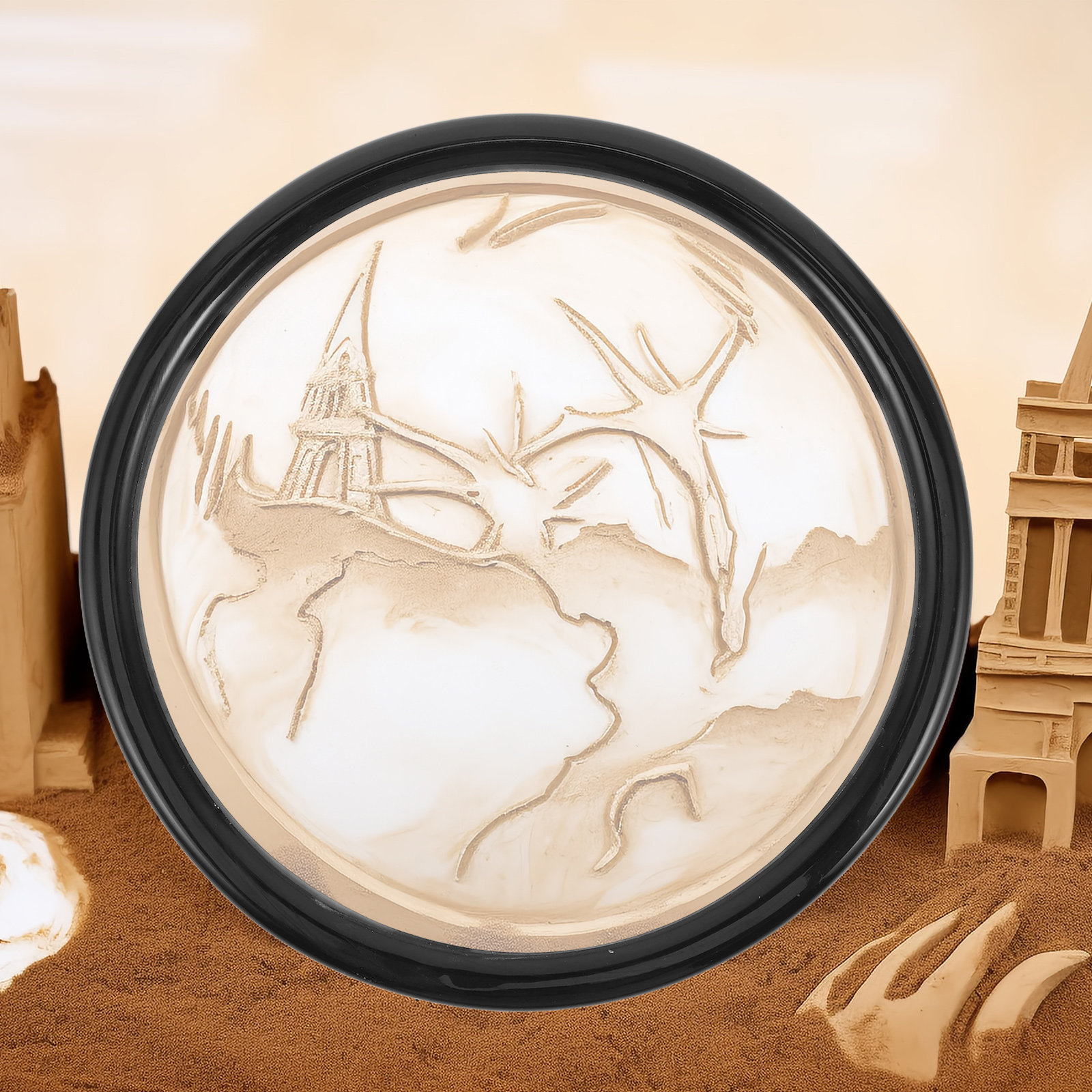 Cadre circulaire de 7 pouces p - Sand Art Picture avis et prix