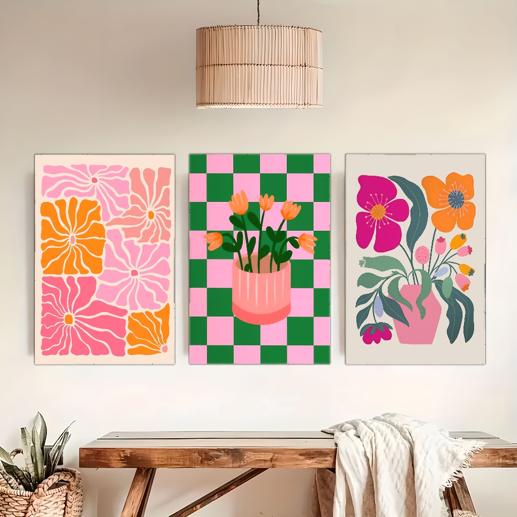 Impressions sur toile de fleur - Home Decor Vase With Flowers avis et prix