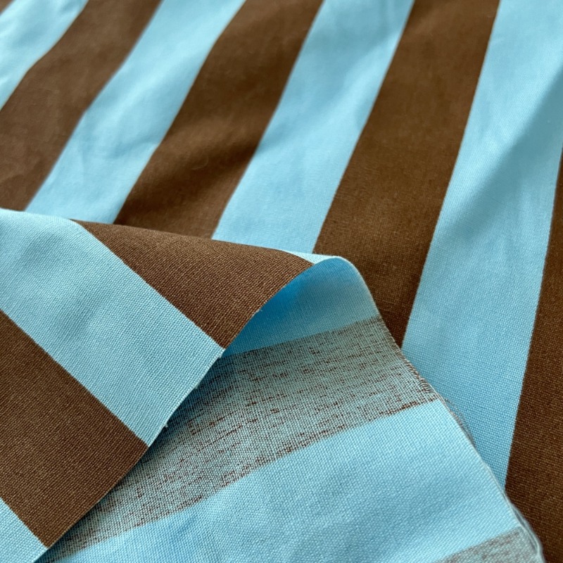 Tissu à rayures couleur bloc D - Home Decor Dopamine avis et prix