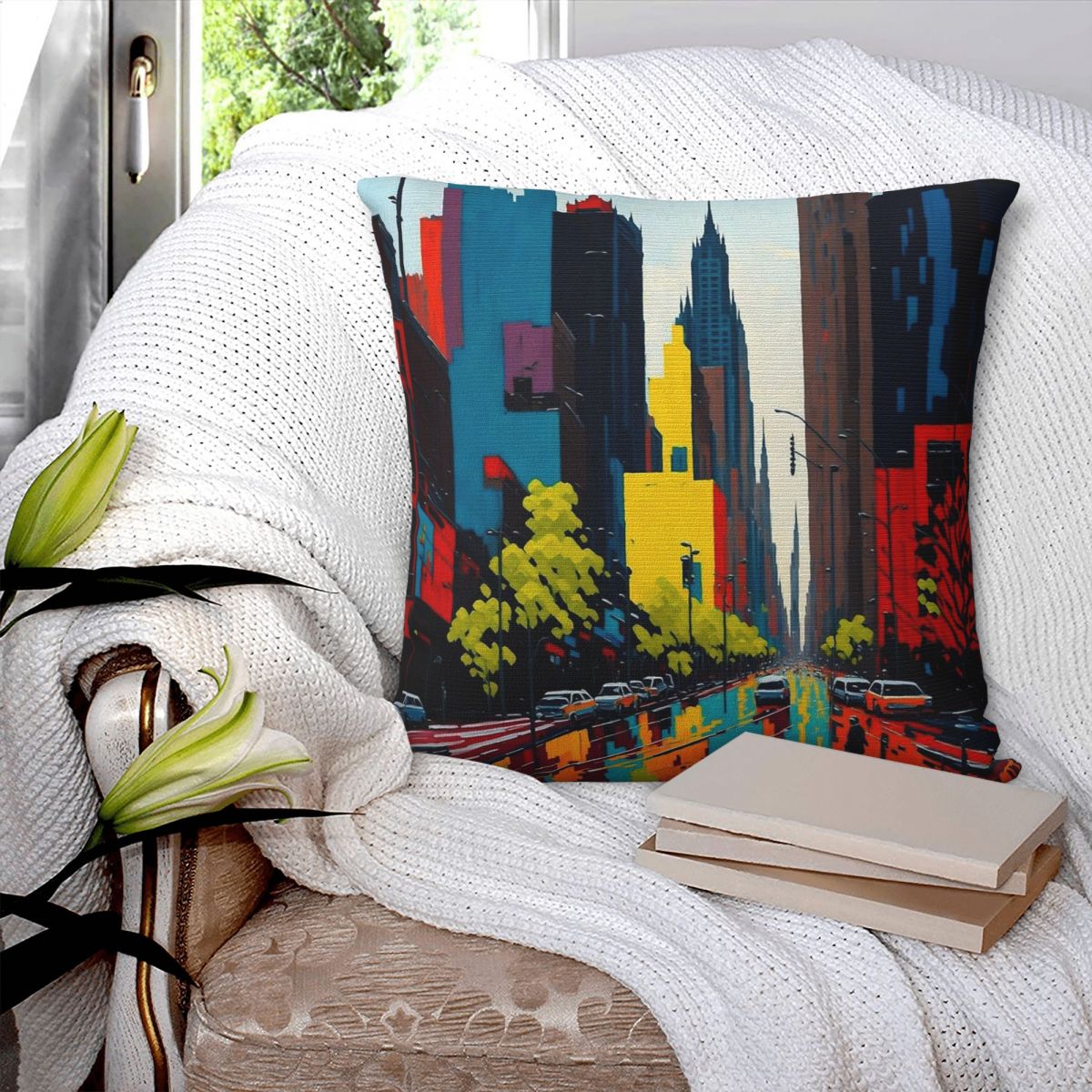 Housse de coussin carrée esthé - Home Decor Melbourne avis et prix