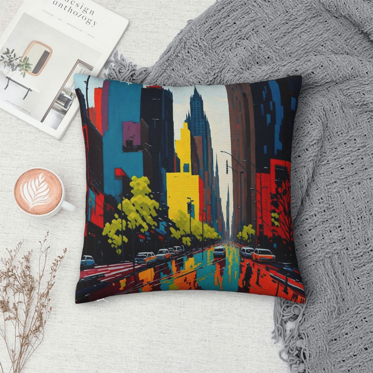 Housse de coussin carrée esthé - Home Decor Melbourne avis et prix