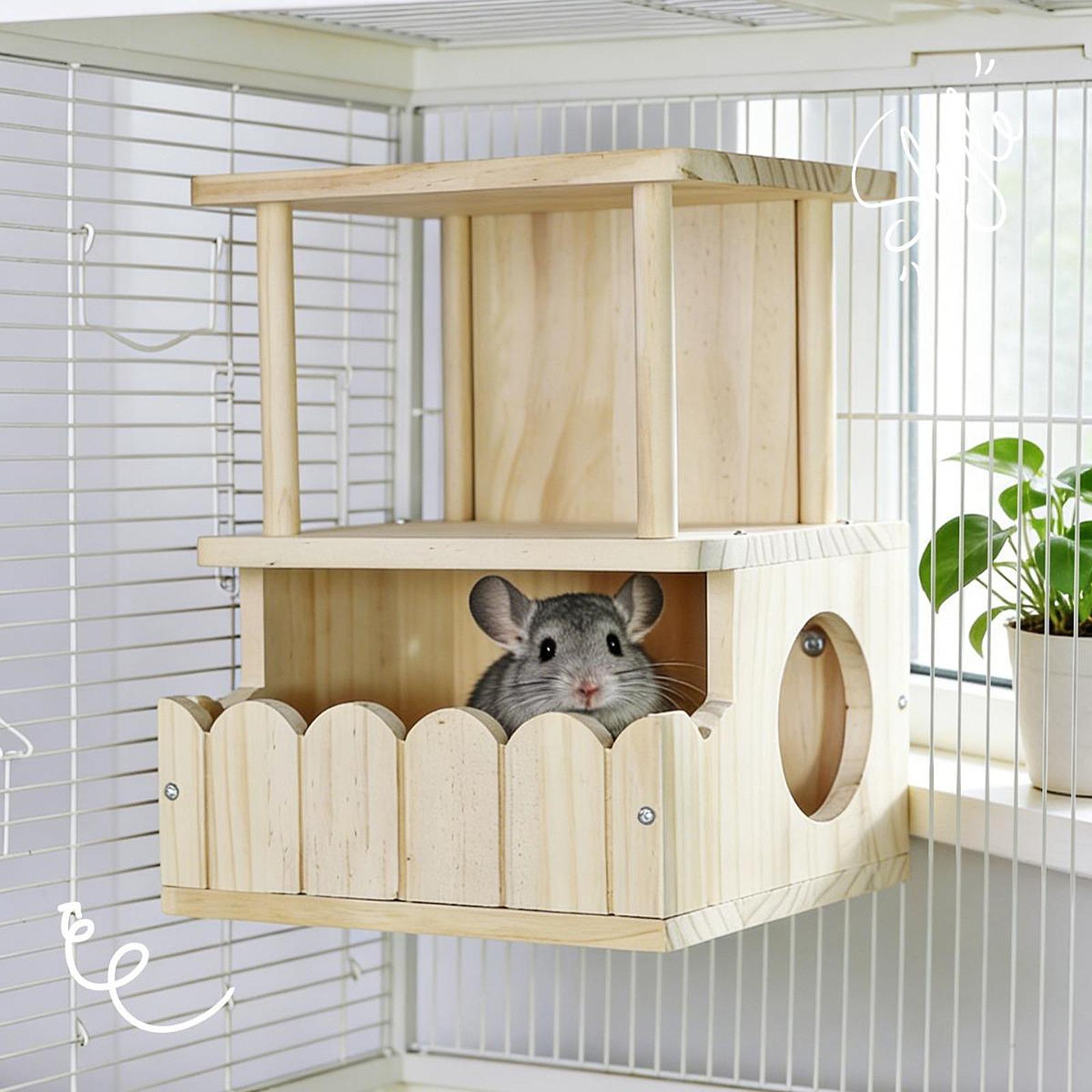 Maisonnette en bois pour chinc - Home Decor Habitat avis et prix