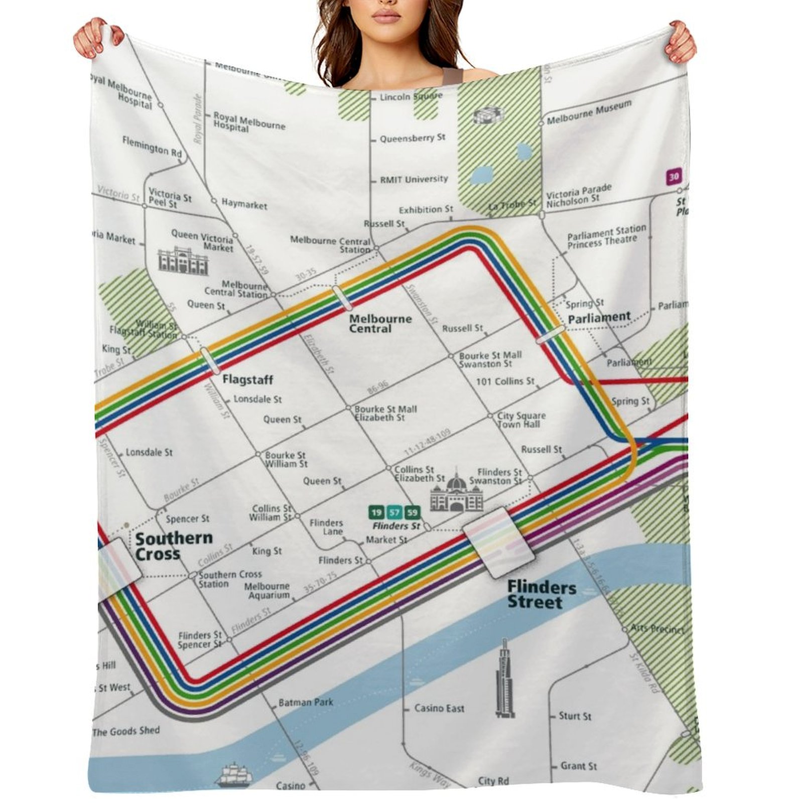 Couverture carrée décorative M - Home Decor Melbourne avis et prix