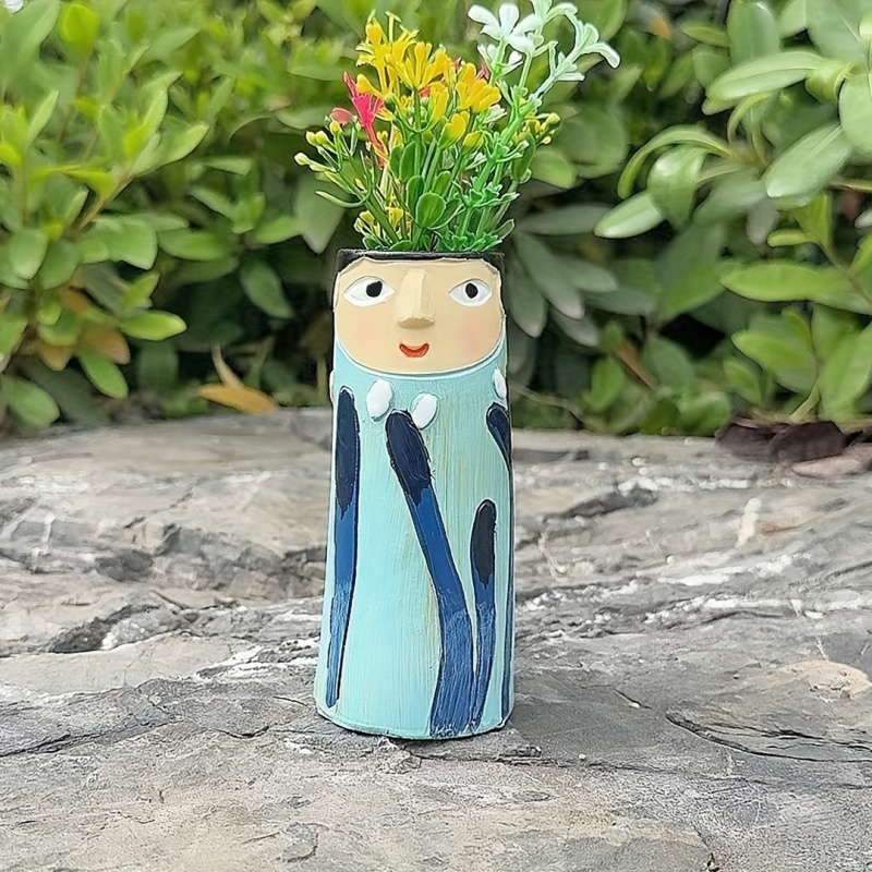 Vase en résine fait main, styl - Home Decor Vase With Flowers avis et prix