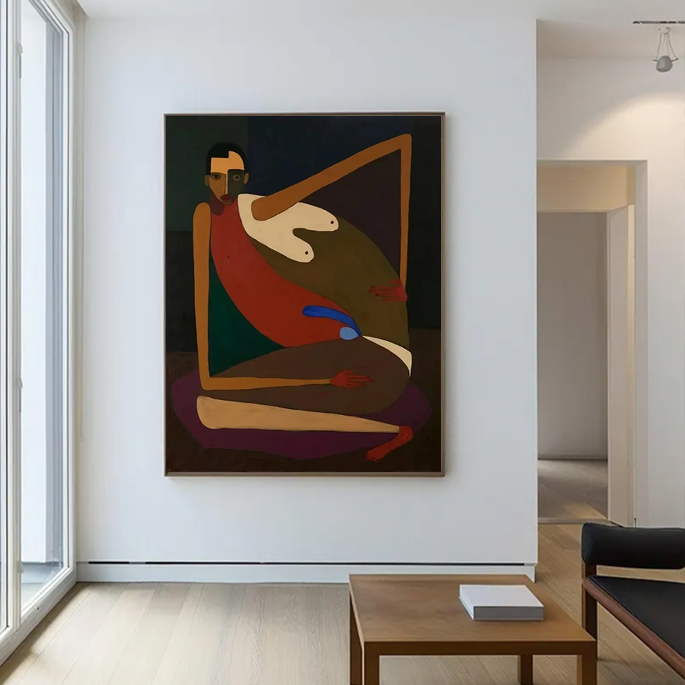 Peinture à l'huile abstraite f - Home Decor Free Images avis et prix