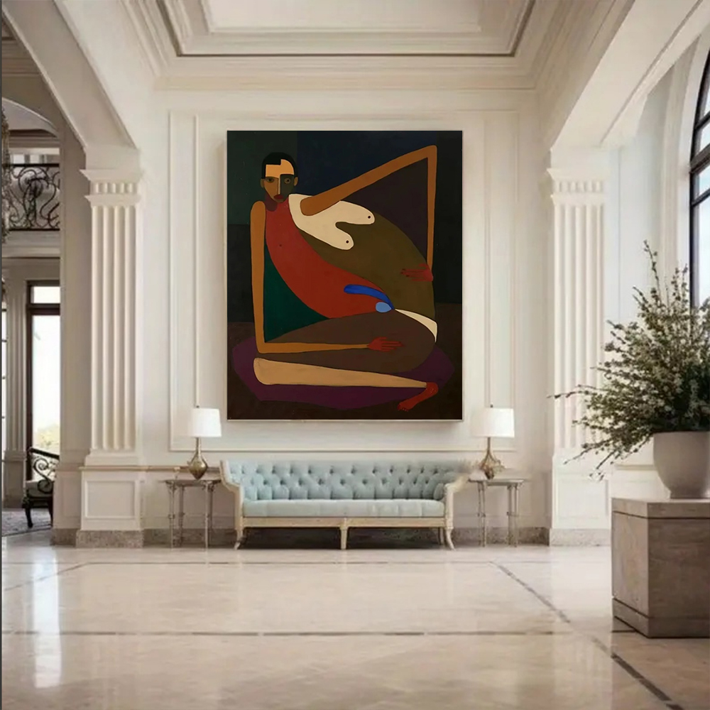 Peinture à l'huile abstraite f - Home Decor Free Images avis et prix