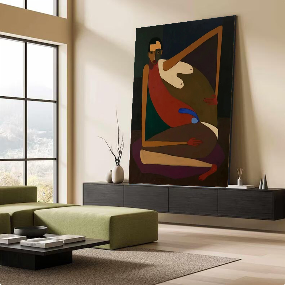 Peinture à l'huile abstraite f - Home Decor Free Images avis et prix
