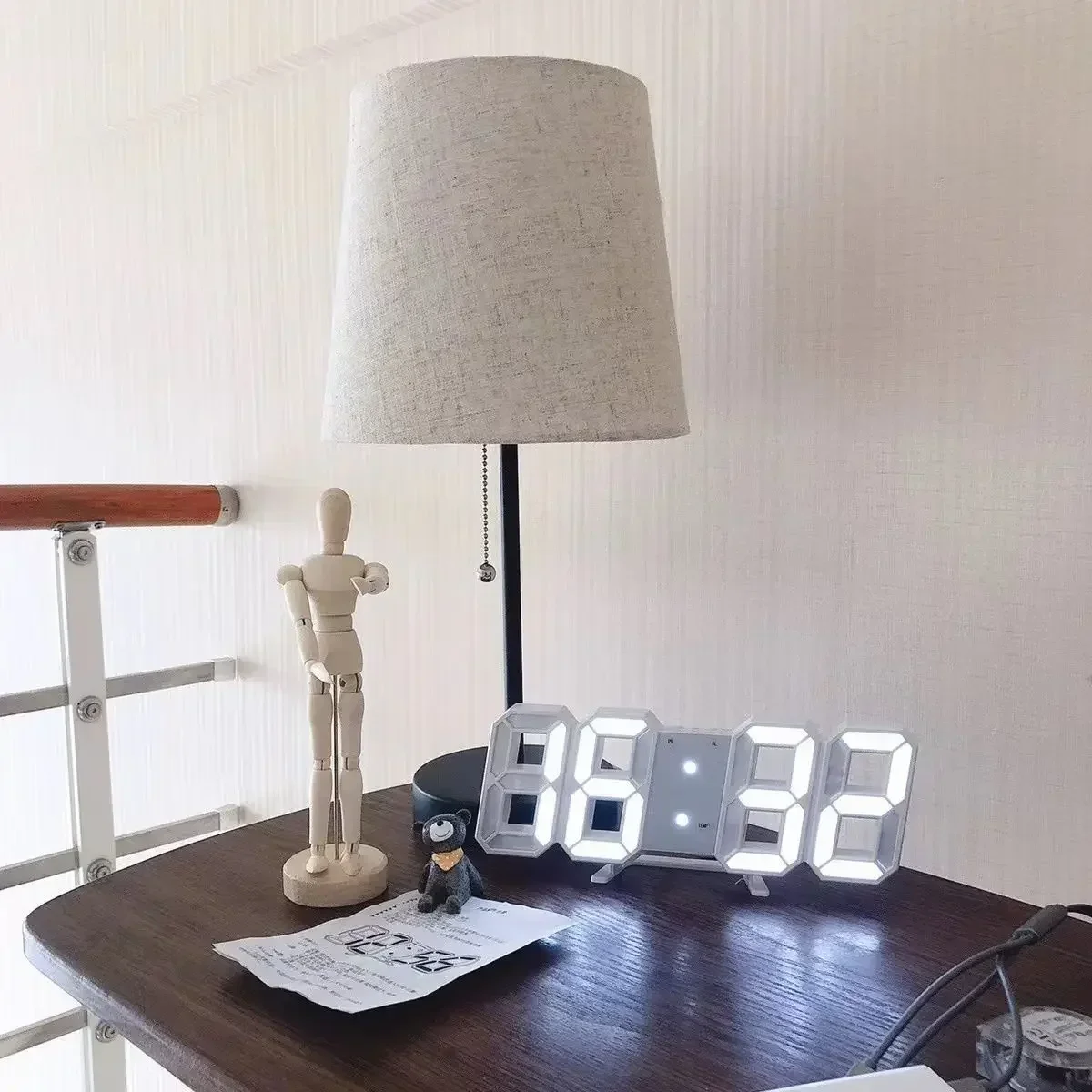 Horloge numérique LED 3D, déco - Home Decor Aesthetic Pinterest avis et prix